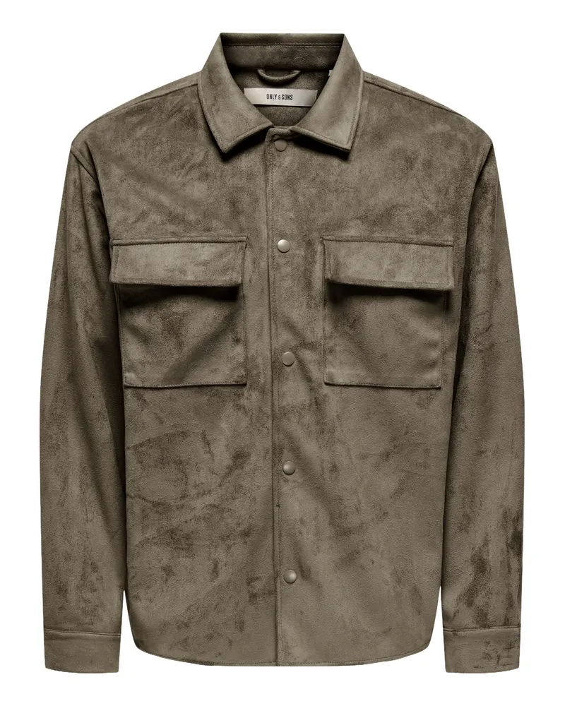 Only & Sons Jacke Grau