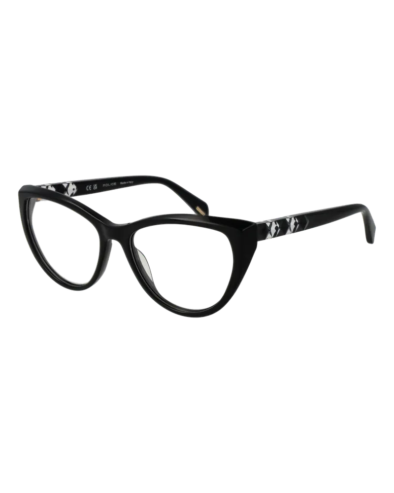 Police Brillenfassung VPLL31M 0700 53 - Schwarz Schwarz