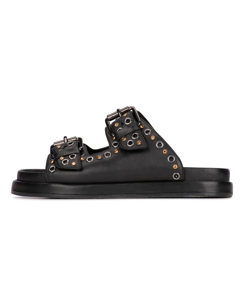 PS Poelman MAG" Damen Sandalen Schwarz