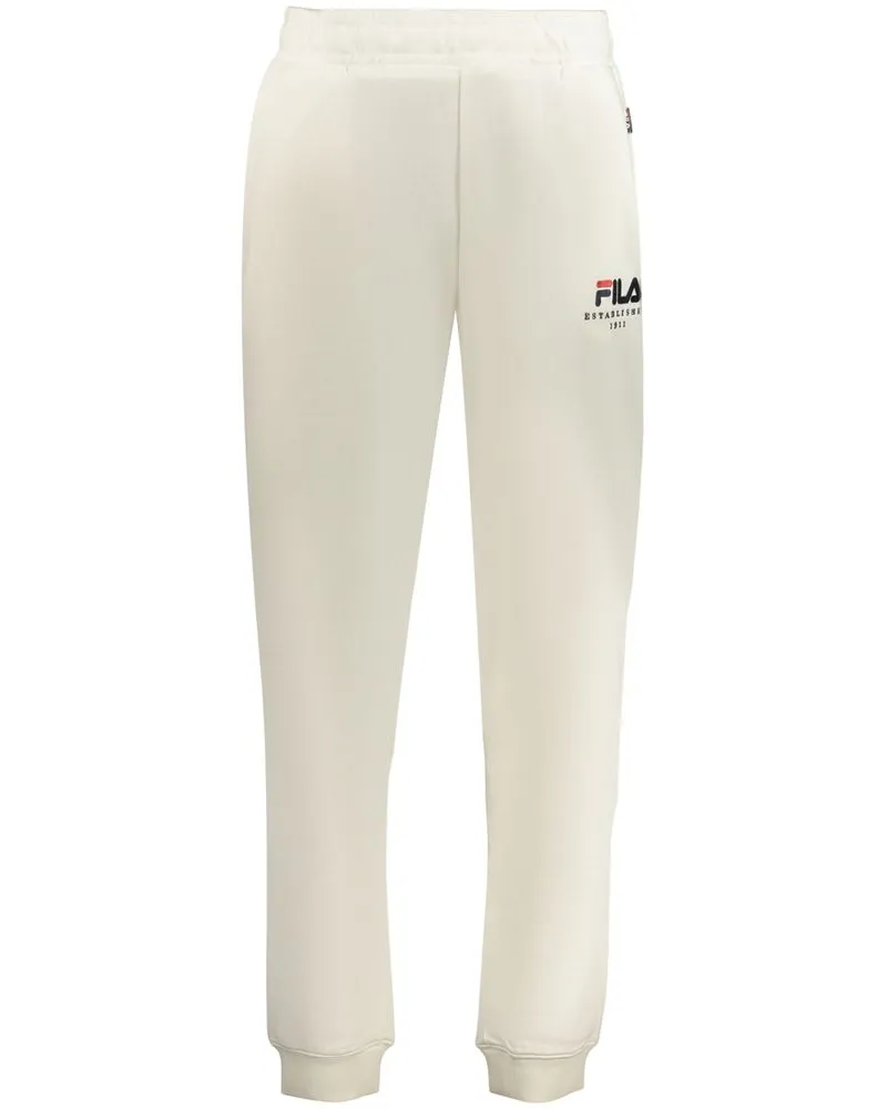 Fila Weiße Baumwoll-Herrenhose Weiß