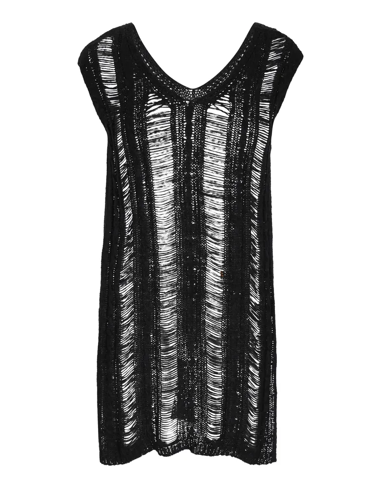 My Mo Kleid Frauen Schwarz Schwarz