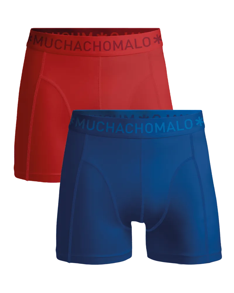 Muchachomalo Herren Boxer Shorts - 2er Pack - Herren Unterwäsche Mehrfarbig