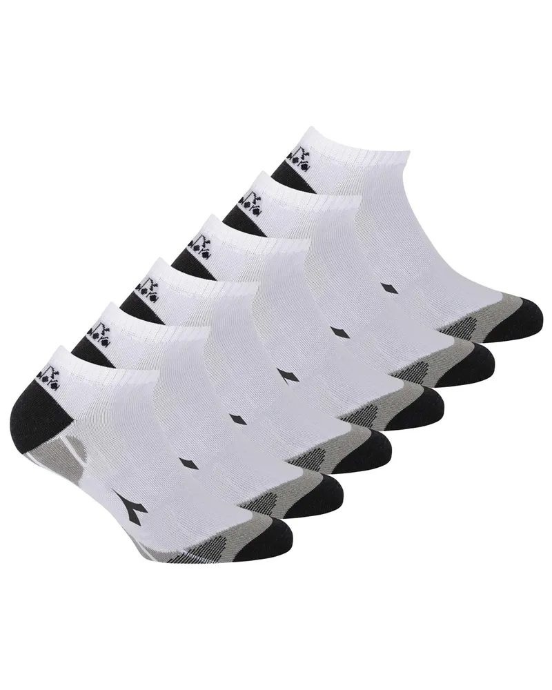 Diadora Unisex Sneaker Sport Socken Weiß