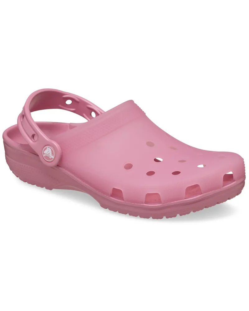 Crocs Classic Frosted Thermoplastic Rosetten Clogs - Rosé Rosé