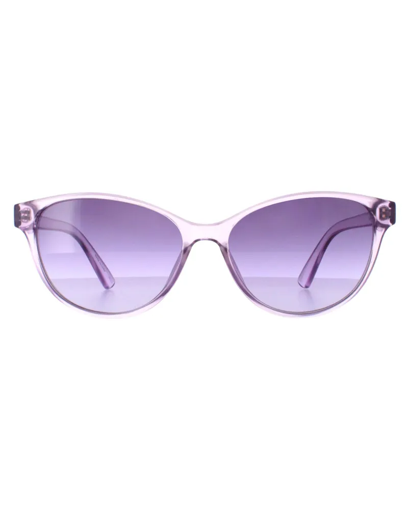 Calvin Klein CK20517S 551 Kristall lila Sonnenbrille mit Farbverlauf Transparent