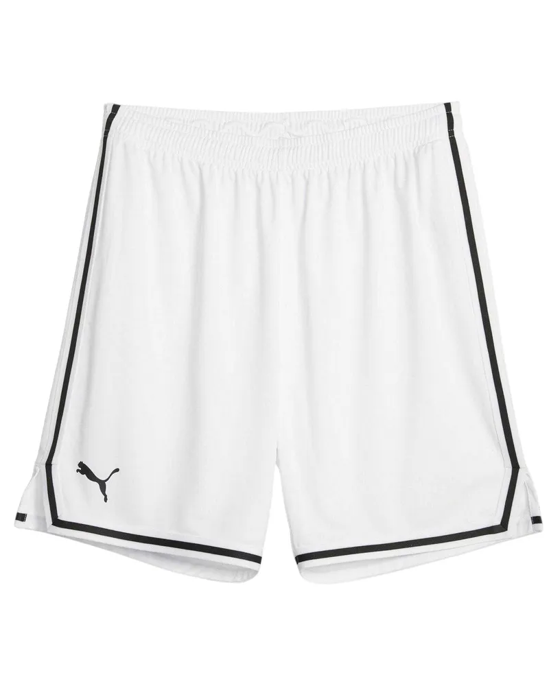 Puma Team" Basketball-Shorts für Herren (Weiß Weiß