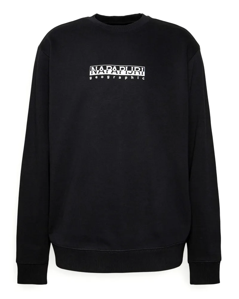 Napapijri Herrenpullover der Marke . Die Pullover von Napapijri sind aus Baumwolle gefertigt und haben eine normale Passform. Die weiche Baumwolle sorgt für einen hohen Tragekomfort.  Marke: NapapijriModellname: B-Box SweaterKategorie: HerrenpulloverMaterialien: BaumwolleFarbe: schwarz Schwarz