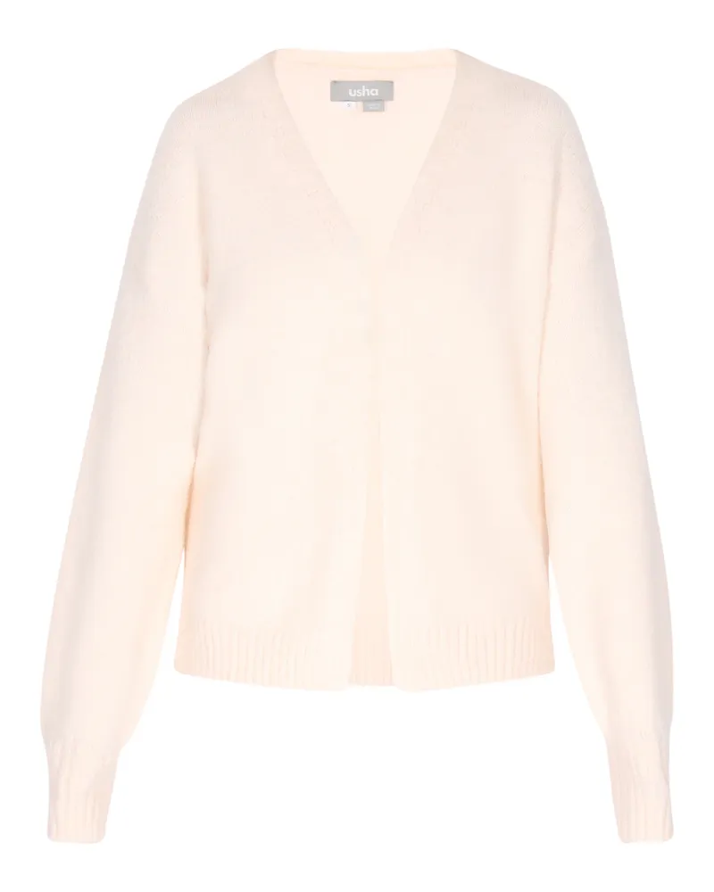 Usha Strickjacke Damen Creme Creme