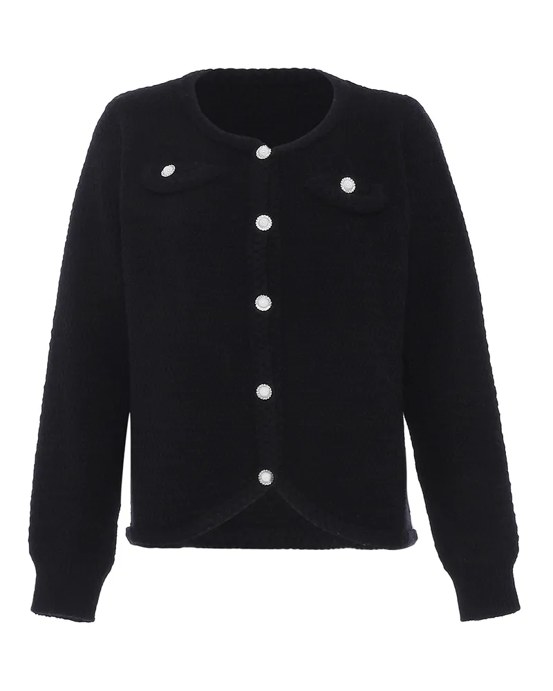 FAINA Pullover Damen schwarz Schwarz