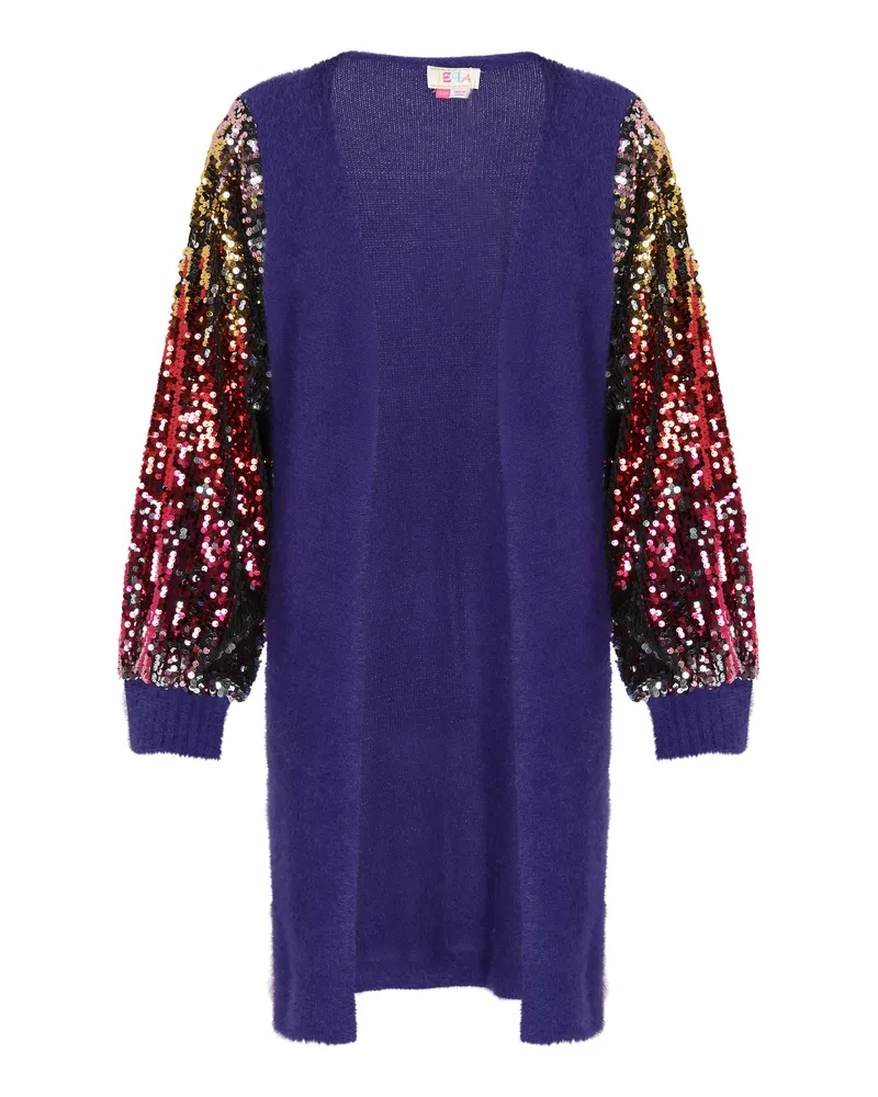 IZIA Strickjacke Damen violett Lila