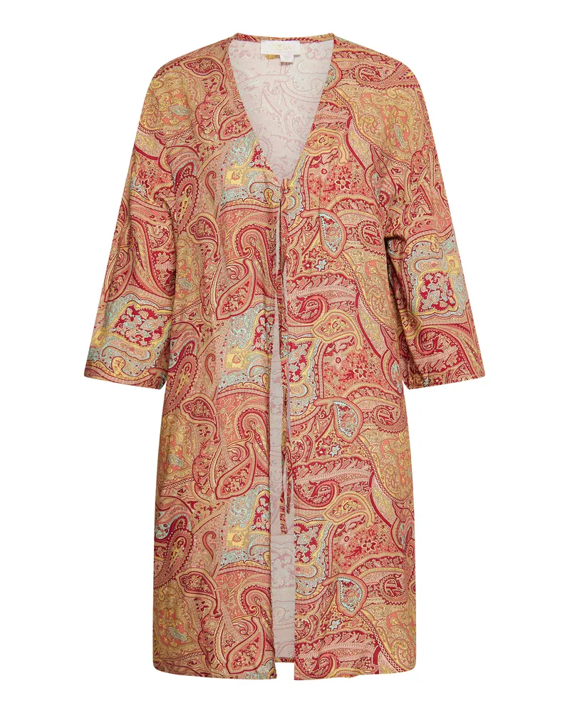 Usha Kimono Damen Bordeaux Mehrfarbig Mehrfarbig