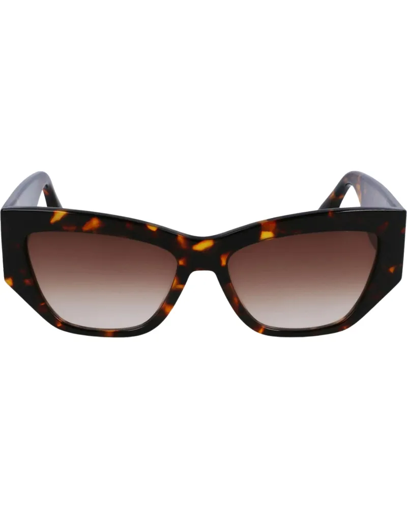 Victoria Beckham Sonnenbrille In Havana Braun Dunkelbraun