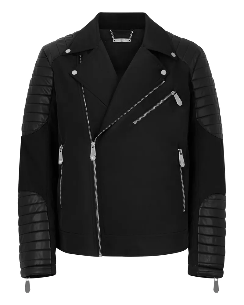 Philipp Plein Bikerjacke Schwarz
