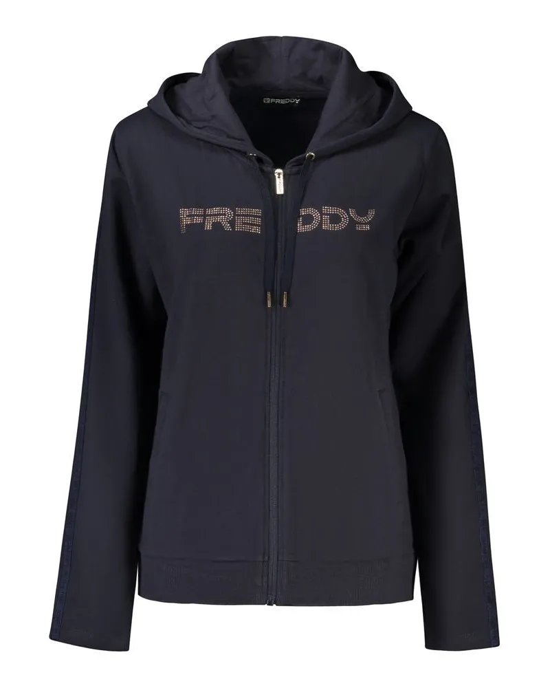 Freddy Blau Baumwolle Damen Sweatshirt Blau