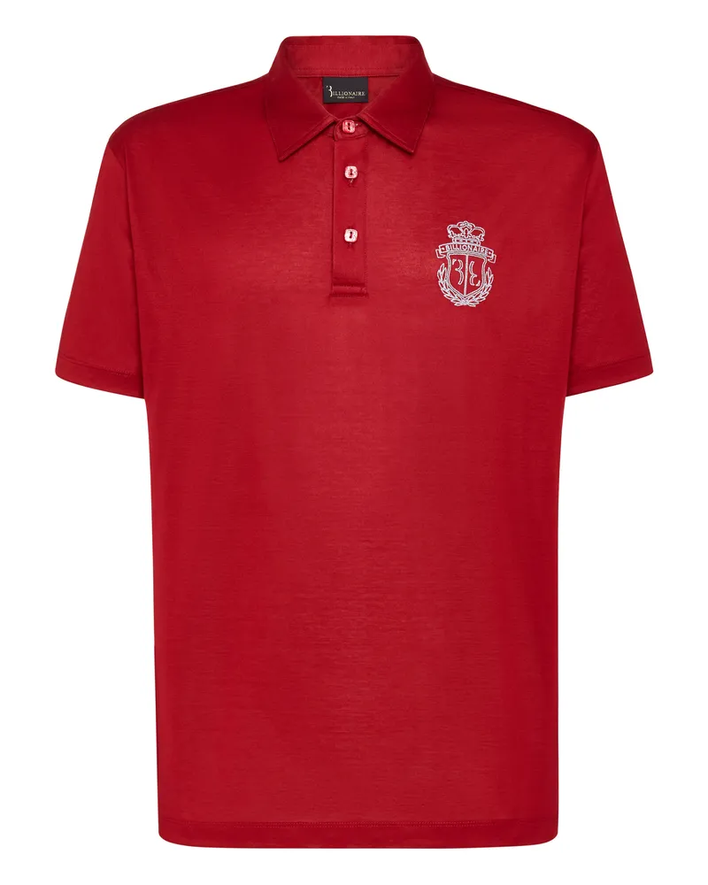 Billionaire Poloshirt Crest Bordeaux