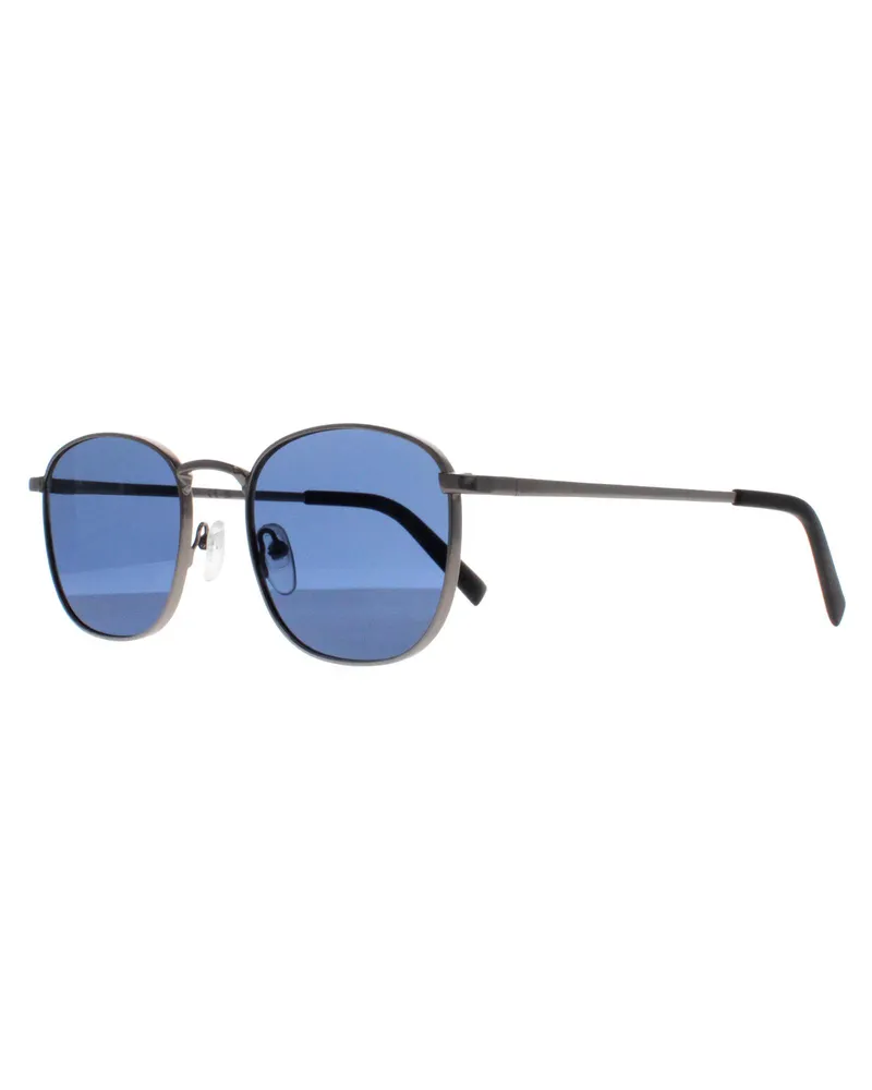 Calvin Klein Square Mens Matte Gunmetal Solid Blau CK20122S Grau