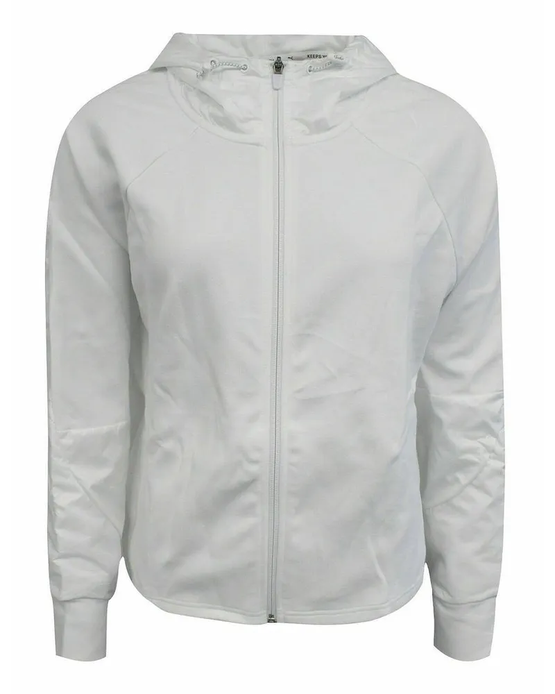 Puma EvoStripe Damen-Trainingsjacke in Weiß Weiß