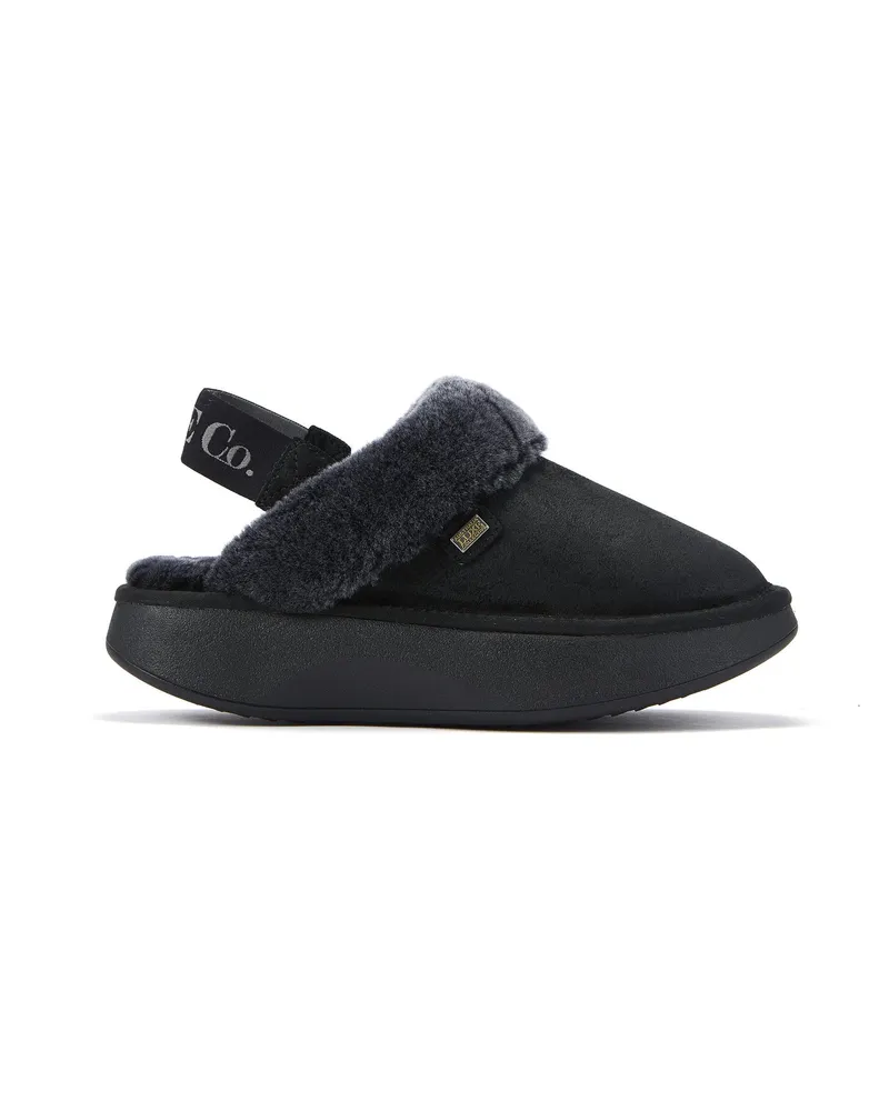 Australia Luxe Peggy schwarze Hausschuhe Schwarz