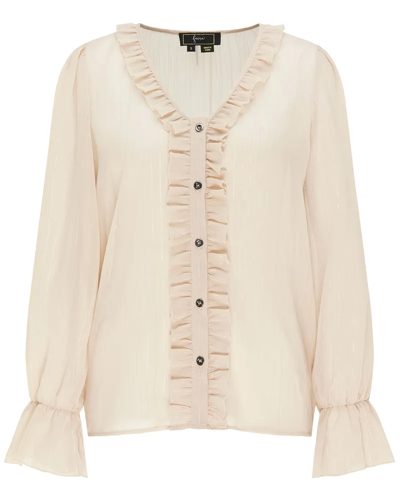 FAINA Bluse Damen Beige Beige