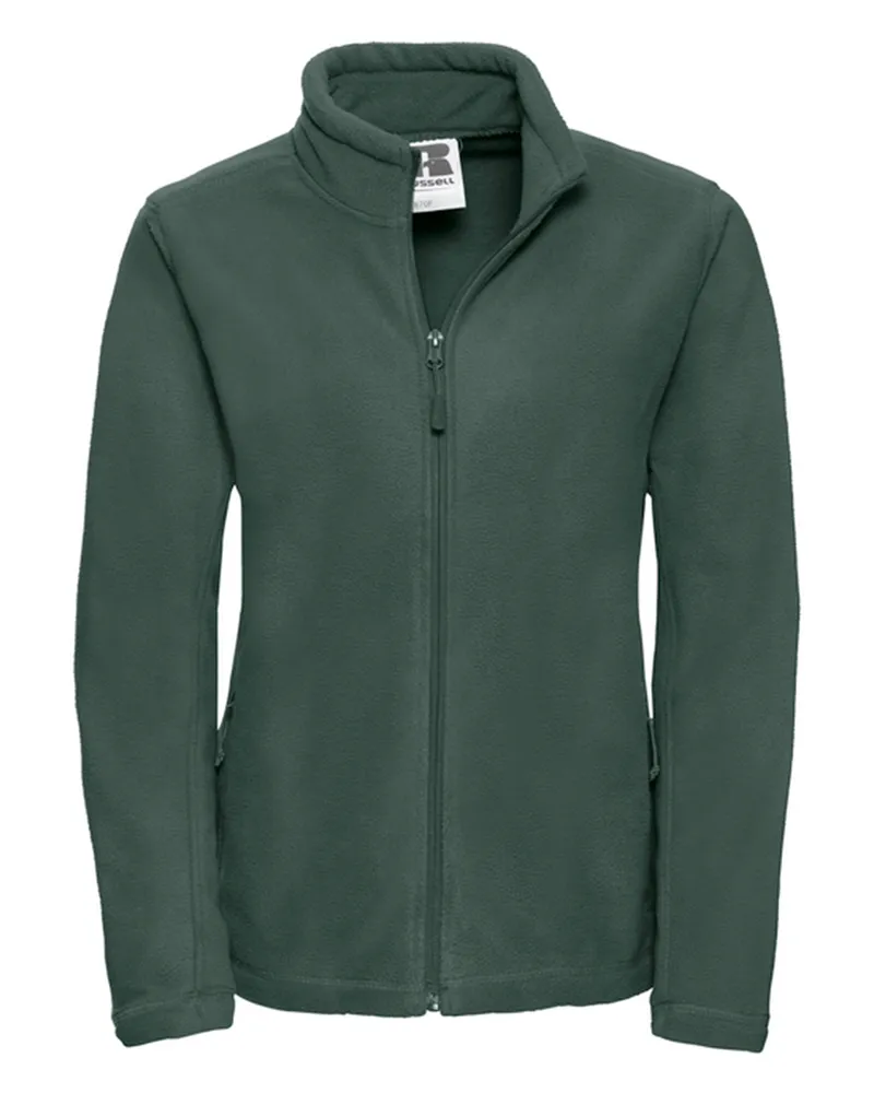 Russell Athletic Russell - Fleecejacke Durchgehender Reißverschluss für Damen - Für Außen Grün
