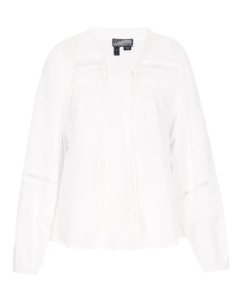 DreiMaster Bluse Frauen Weiß Weiß