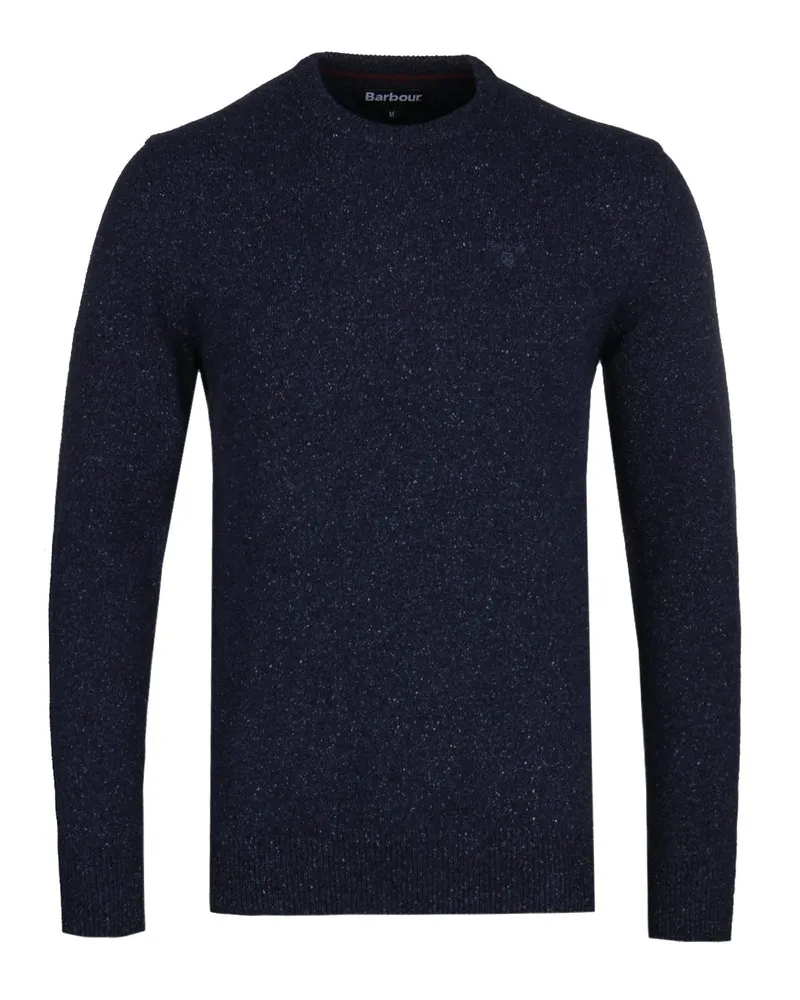 Barbour Tisbury Rundhalsstrickpullover - Marineblau Marineblau