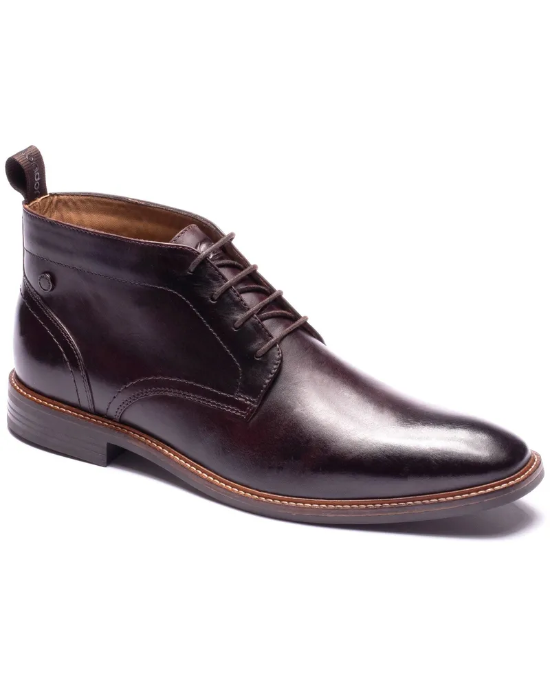 Base London Belgrave Leder Herren WASHED BROWN Stiefeletten Braun