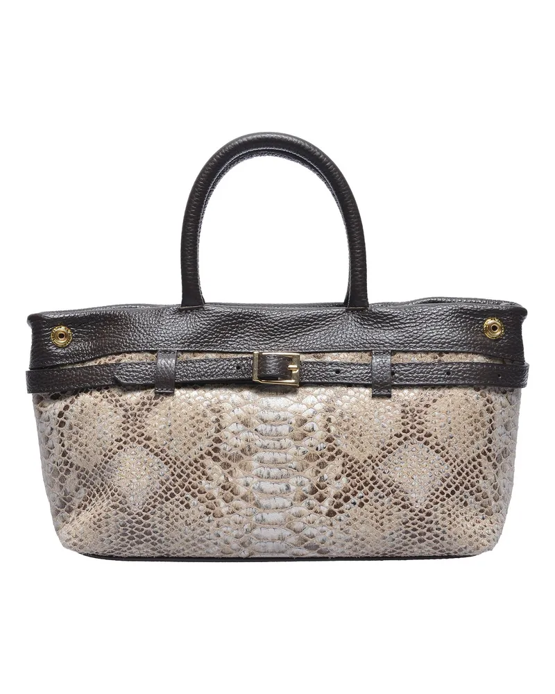 Isabella Rhea Kastanienbraun Rindsledertasche Dunkelbraun