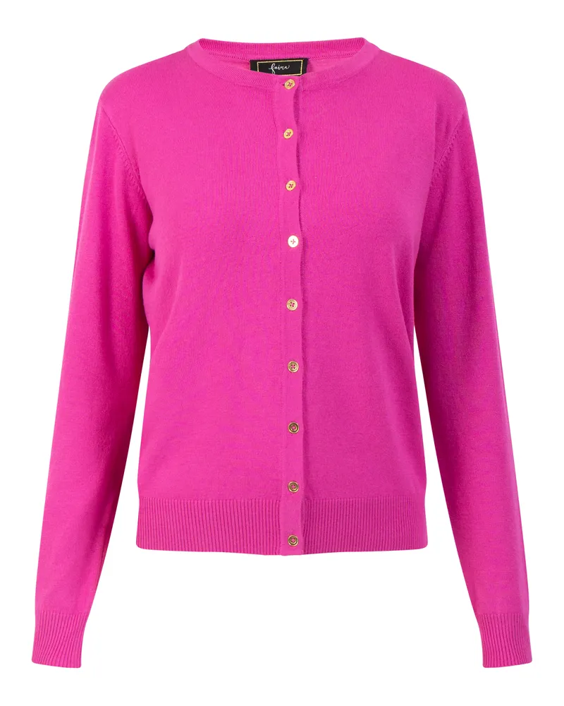 FAINA Strickjacke - Rosa Rosa