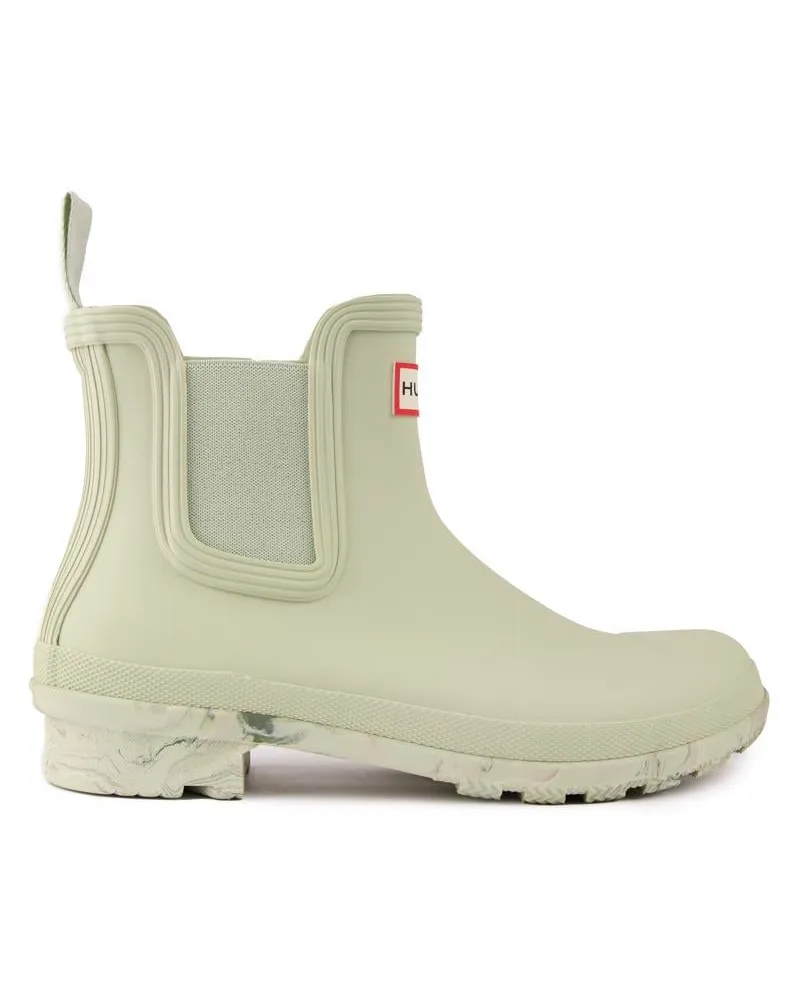 Hunter Original Chelsea-Stiefel Grün