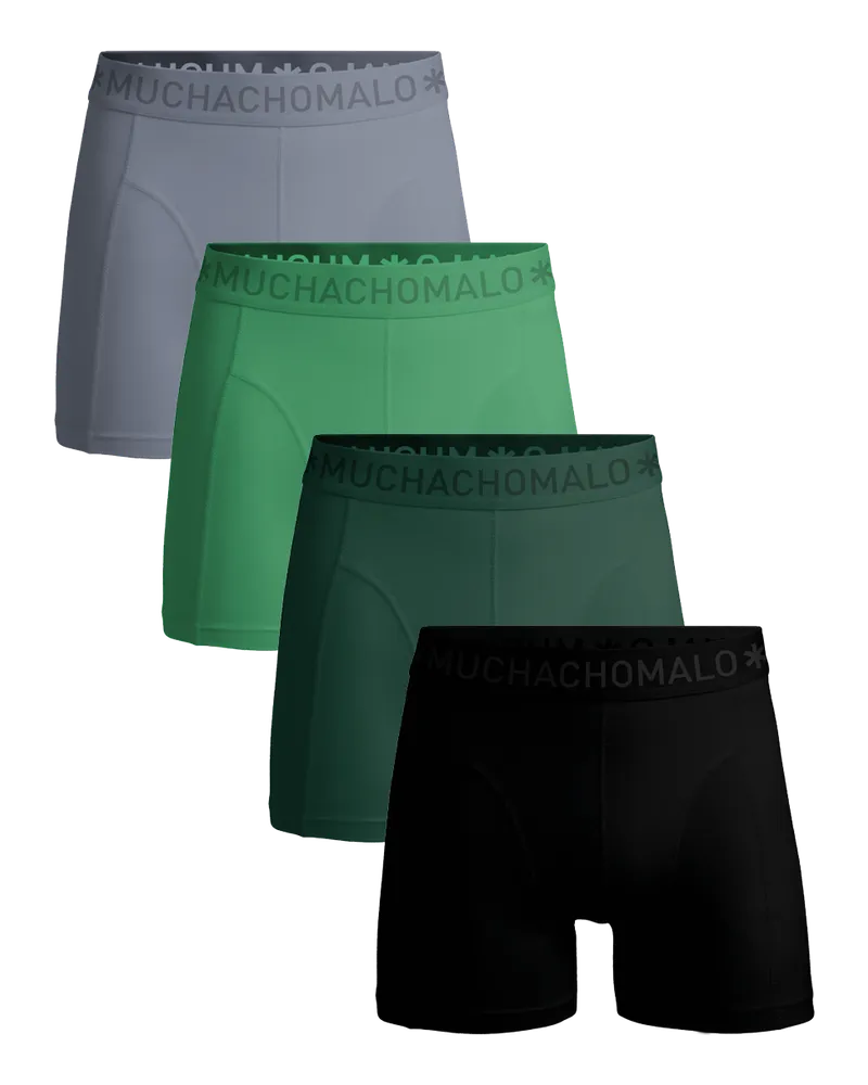 Muchachomalo Herren Boxer Shorts - 4er Pack - Herren Unterwäsche Mehrfarbig