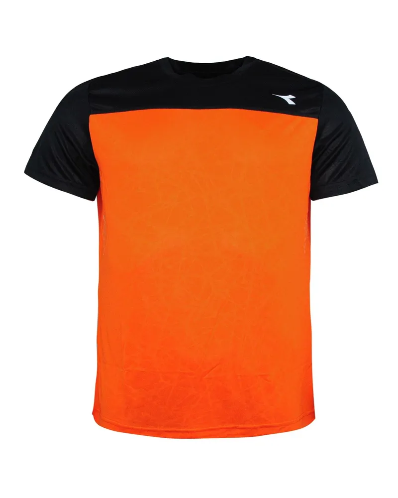 Diadora Logo Herren Orange T-Shirt Orange