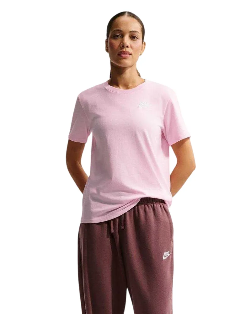 Nike Club" T-Shirt für Damen (Schaum Pink Rosa