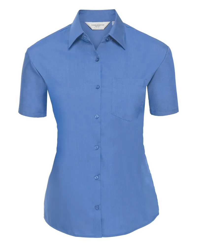 Russell Athletic Russell Collection - Bluse mit kurzen Ärmeln - Damen (Hellblau Blau