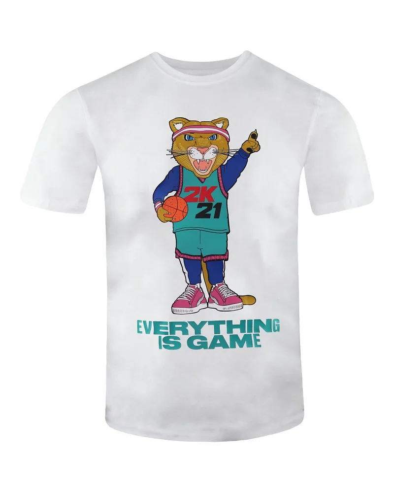 Puma Kurzarm Crew Hals weiße Herren 2K Dylan T-Shirt 532920 01 Weiß