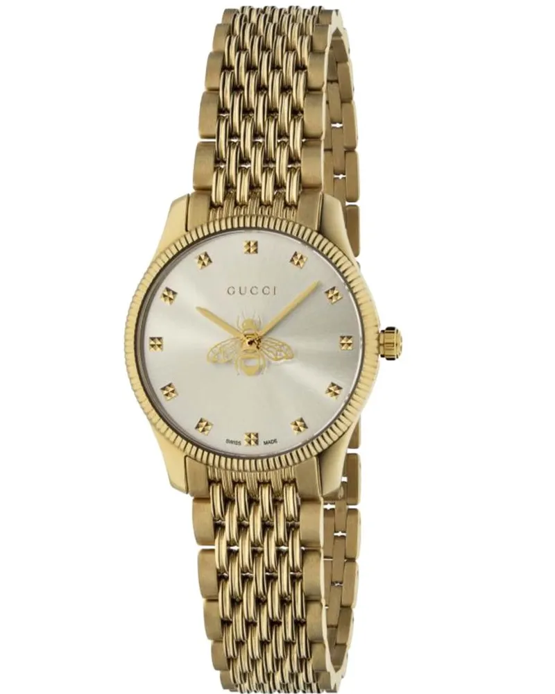Gucci YA1265021 G-Timeless 29mm Damenuhr Gold