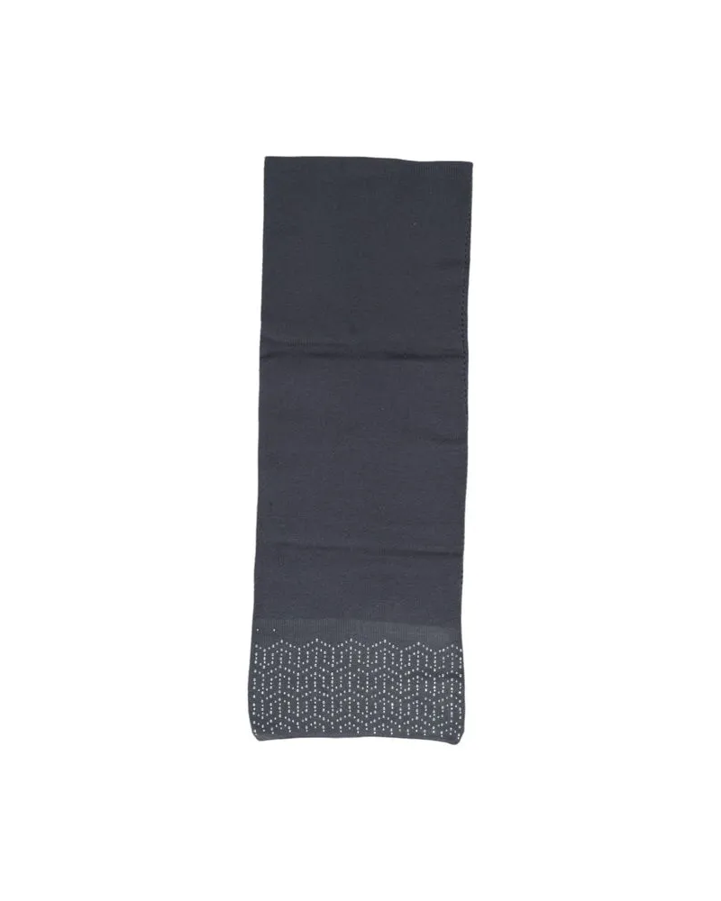 Pieces Strickschal mit geometrischen Details Grau