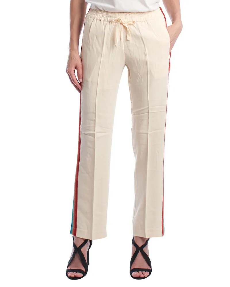 Zadig & Voltaire SJCS0106F Fließende Damenhose Beige