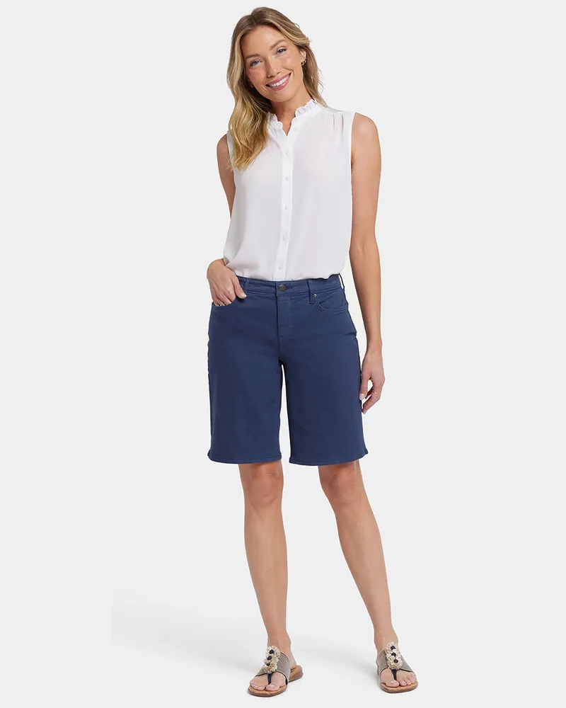 NYDJ not your daughter's Jeans  Lilly Denim Shorts Blau