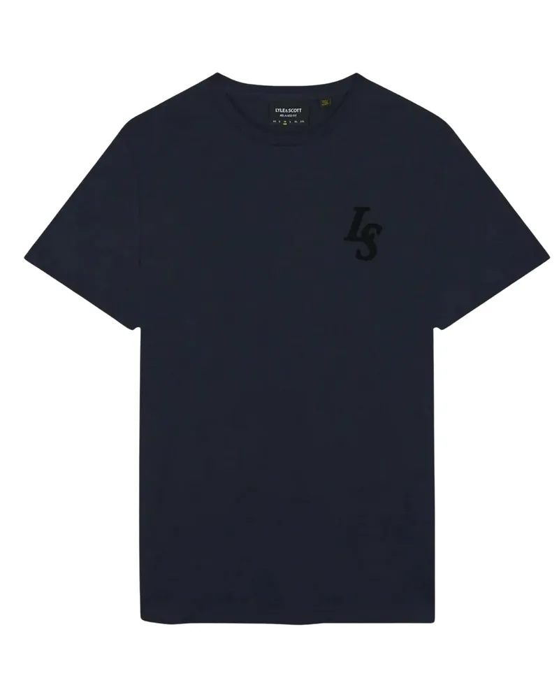 Lyle & Scott Club Emblem Dark Navy T-Shirt Marineblau