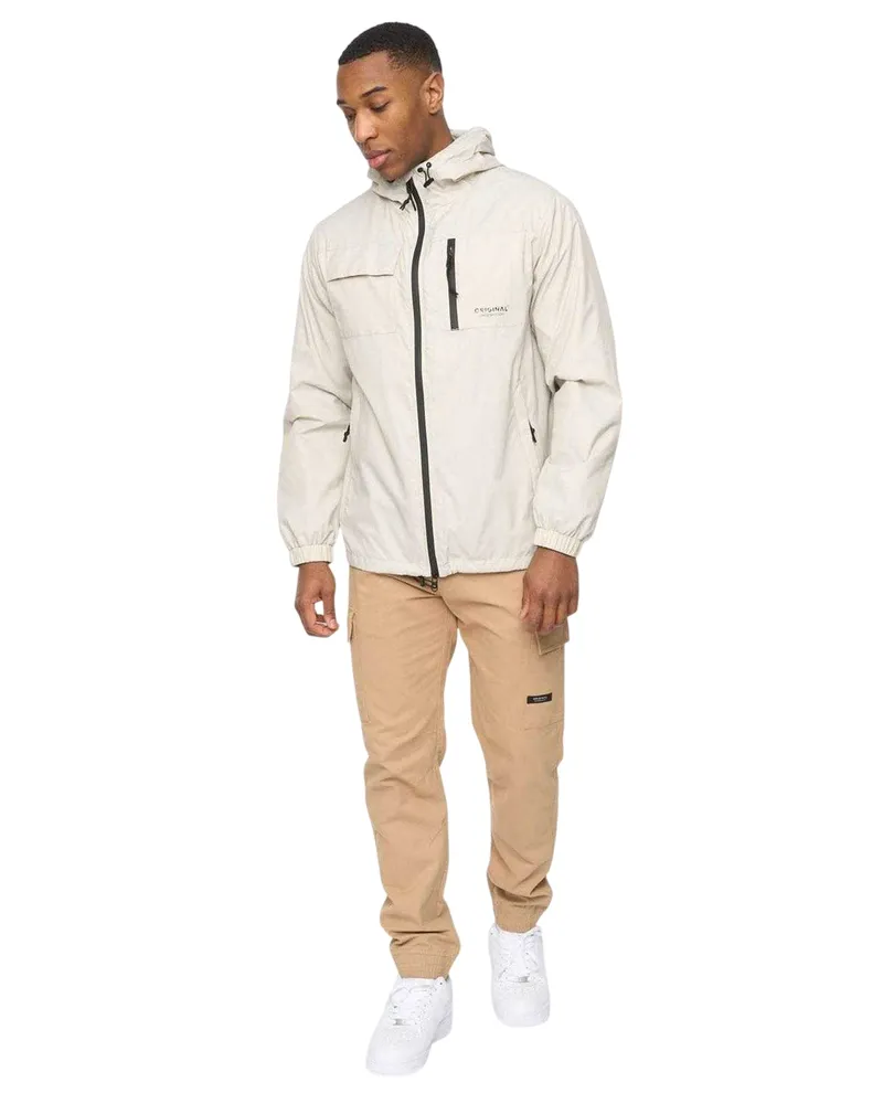 CrossHatch Utilate" Jacke für Herren (Steinfarben Steingrau
