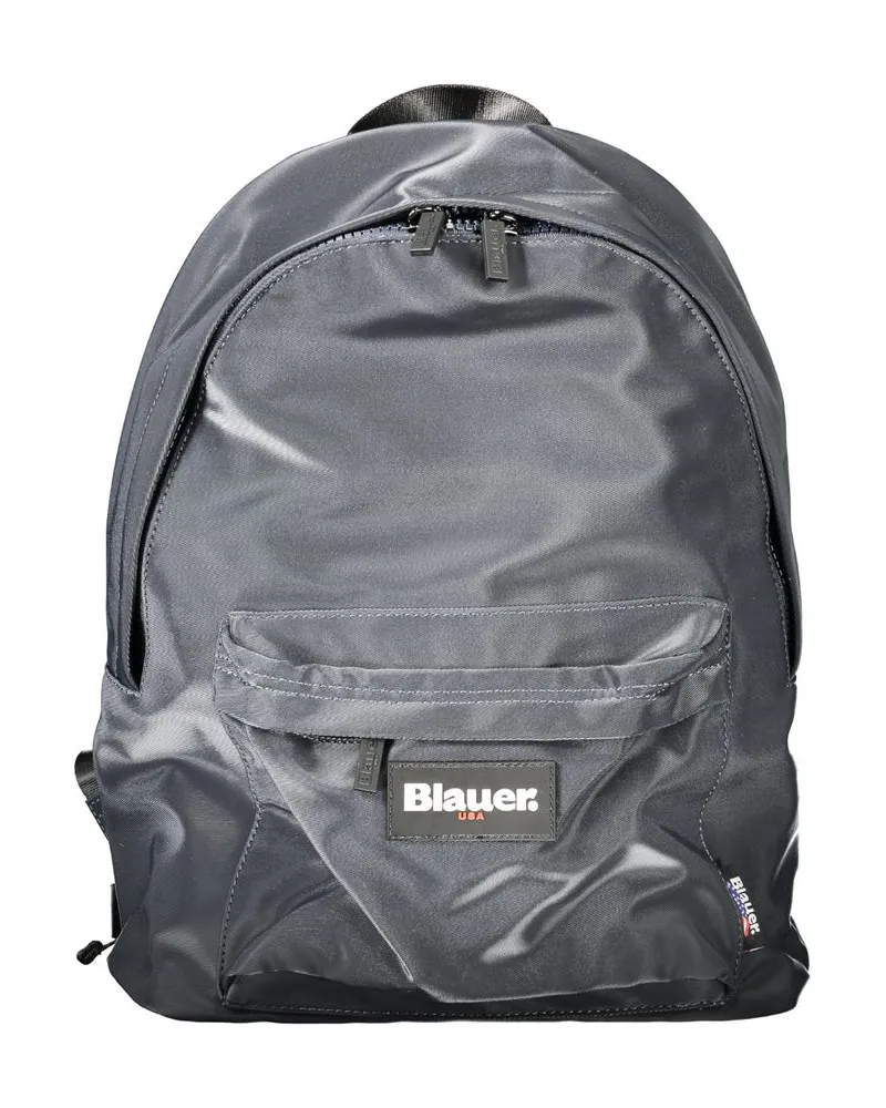 Blauer Polyester Herren Rucksack Blau