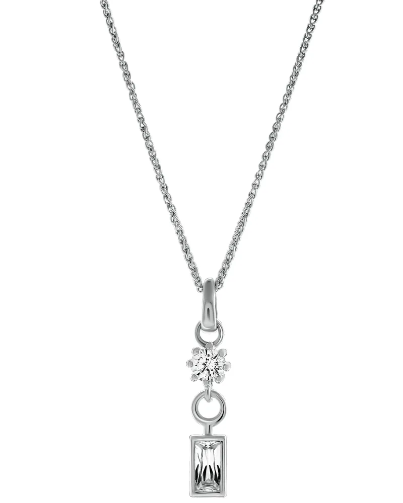 Orphelia Madelyn' Damen-Anhänger aus 925er Sterlingsilber mit Kette – Silber ZH-7583 Silber