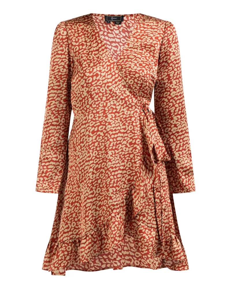 FAINA robe portefeuille dulcey Rot