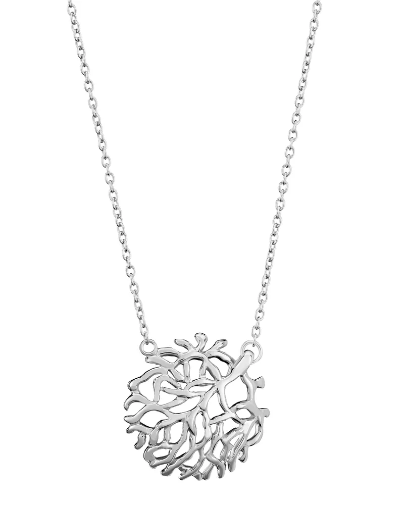 Orphelia Flavie' Damenkette mit Anhänger aus 925er Sterlingsilber – Silber ZH-7502 Silber