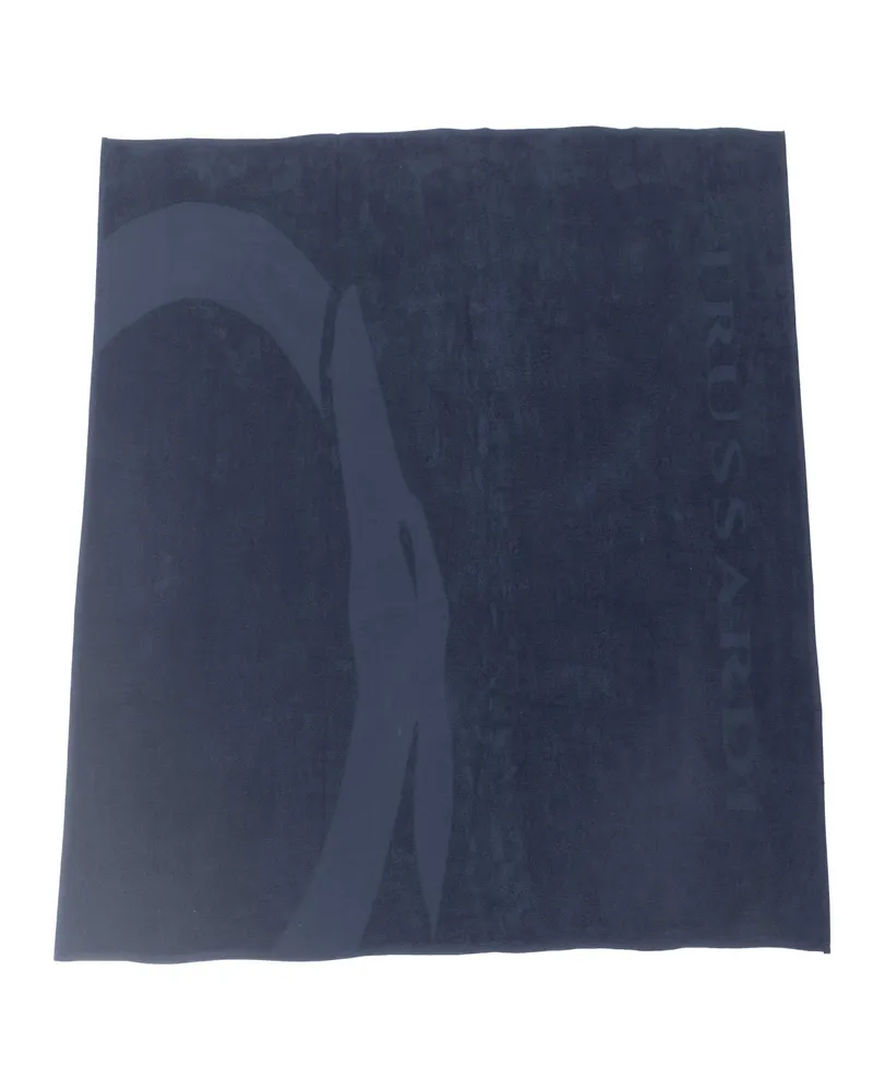 Trussardi Handtuch Unisex - Dunkelblau Dunkelblau