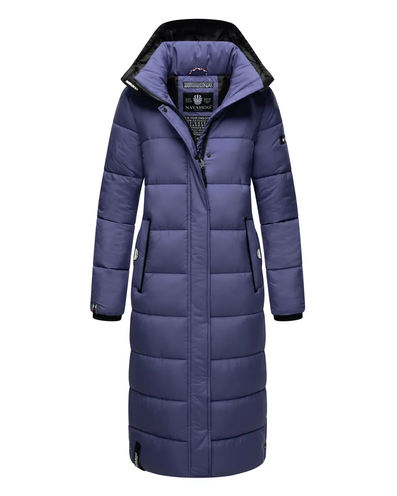 NAVAHOO Isalie Damen Winter Steppjacke – warm, stylisch & wasserabweisend Lila
