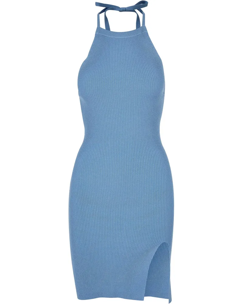Urban Classics Kleid Neckholder für Damen (Blau Blau