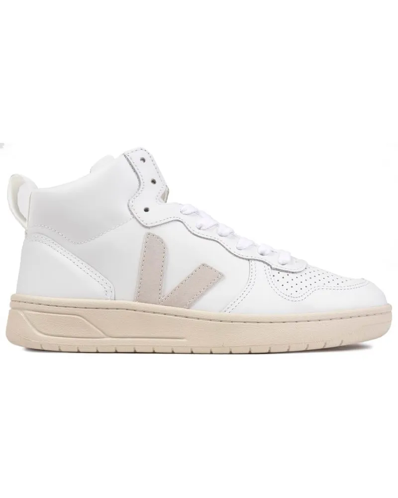 VEJA V-15 Turnschuhe -  - Weiß/Beige - Leder Weiß