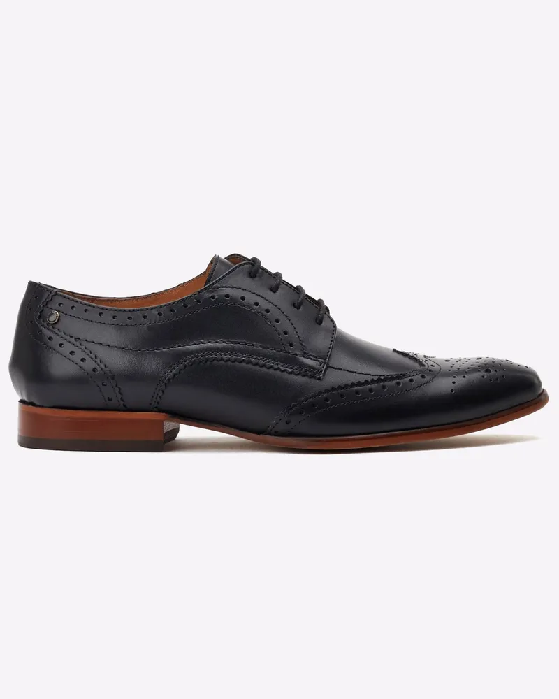 Base London Barbera Schnürschuhe Herren Schwarz